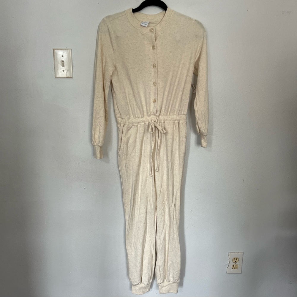 Amazon Essentials Women's Fashion Studio‎ Terry  Natural Jumpsuit Size XS